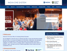 Tablet Screenshot of icmes.inova.org